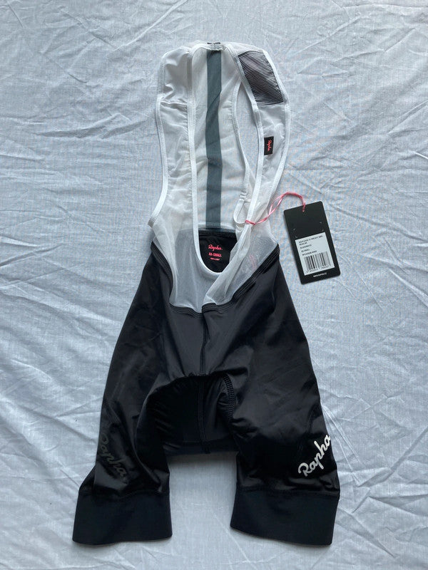 Pre-owned Rapha Souplesse Flyweight Women’s Bib Shorts - XXS - Black  in New condition