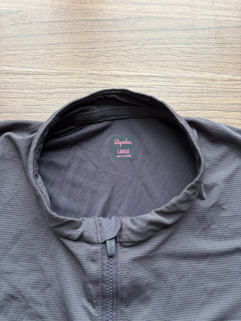 Pre-owned Rapha Pro Team Training Men’s Jersey - L - Grey/Black  in Excellent condition