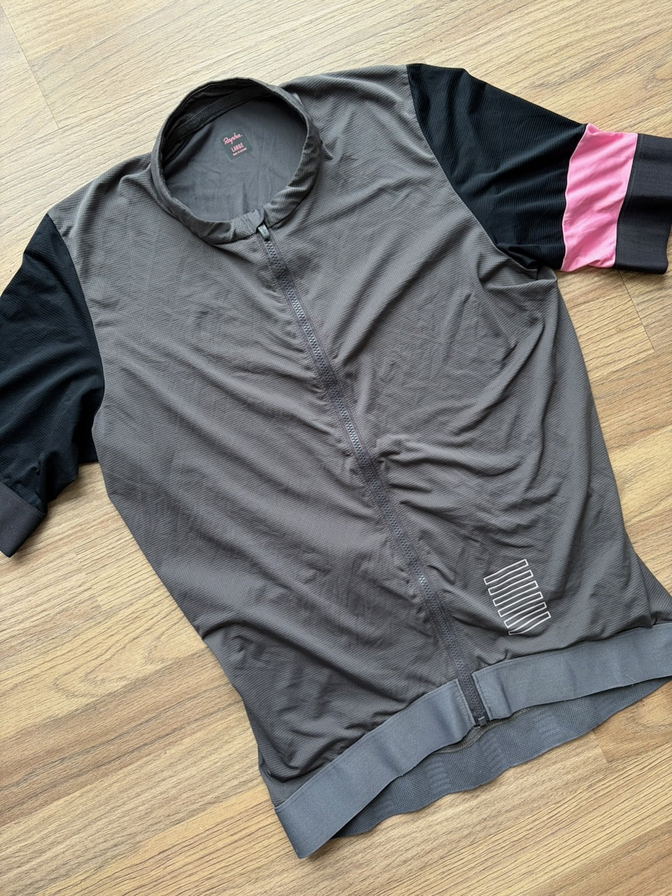 Pre-owned Rapha Pro Team Training Men’s Jersey - L - Grey/Black  in Excellent condition