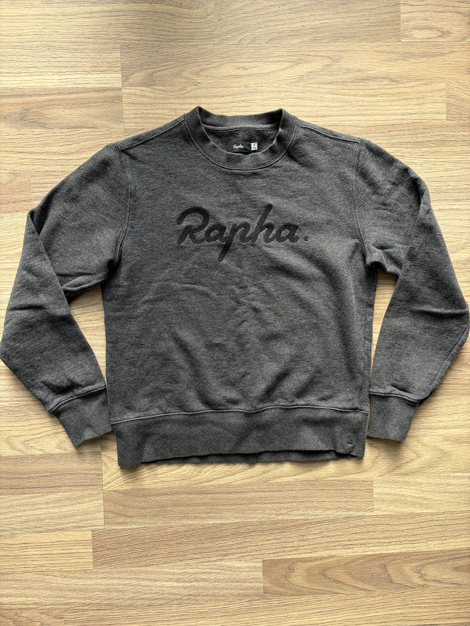 Pre-owned Rapha Stitched Logo Women’s Sweatshirt - S - Dark Grey  in Very Good condition