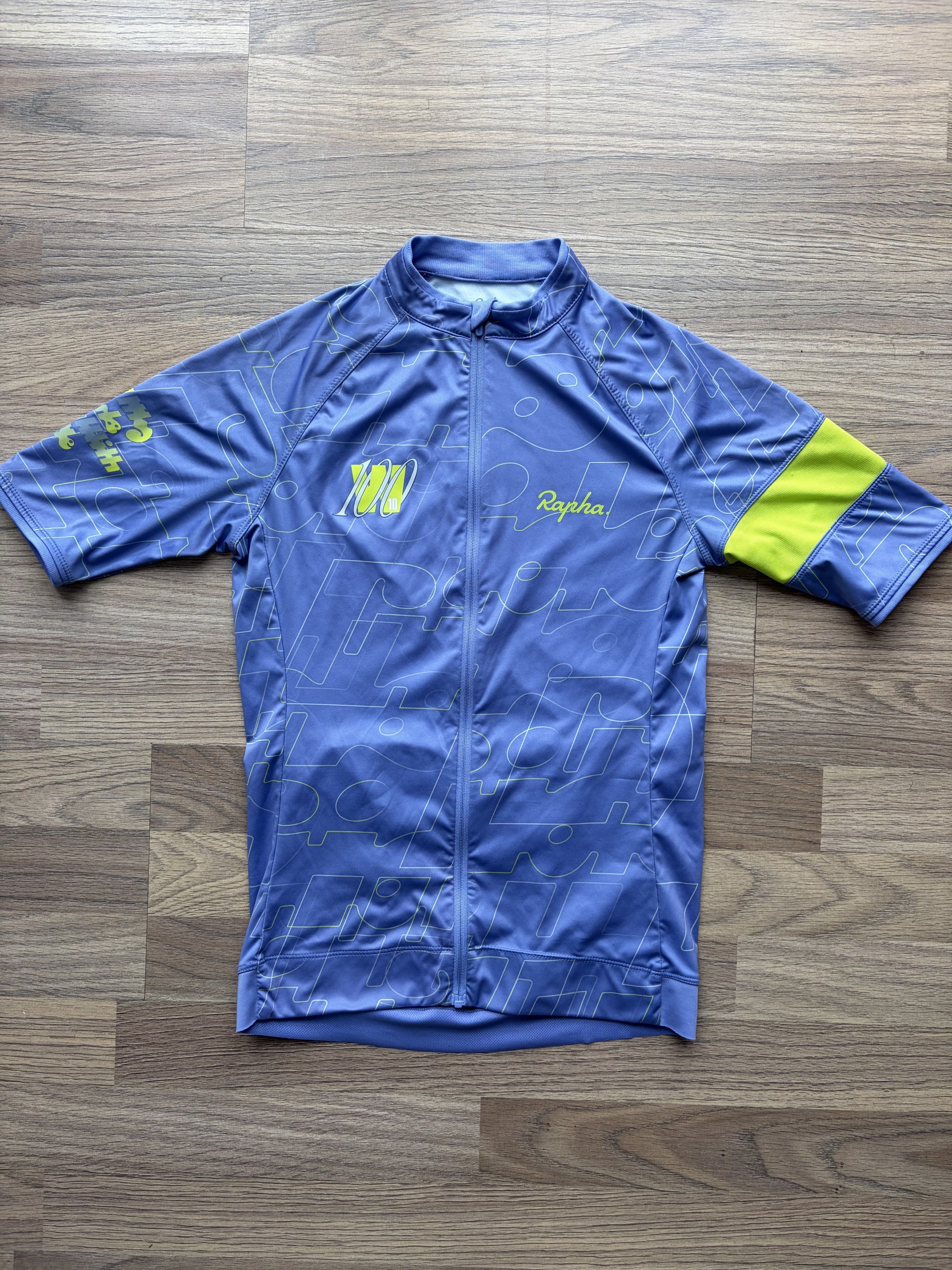 Pre-owned Rapha Women’s 100 Edition Jersey - XS - Blue  in Excellent condition