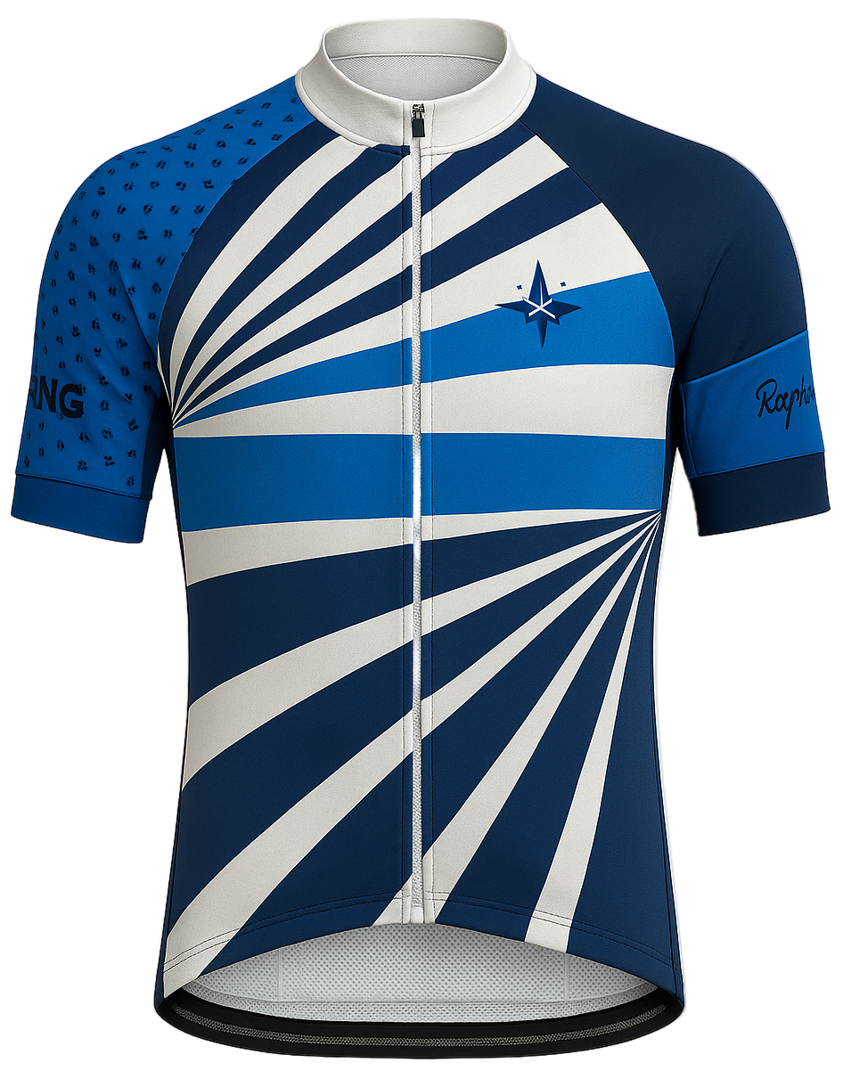 Pre-owned Rapha Trade Team “Les Anglais” Men's Jersey - S - Blue  in Excellent condition