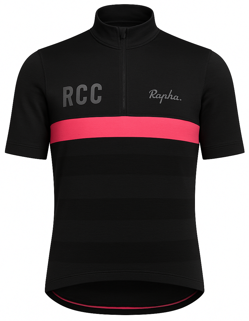 Pre-owned Rapha RCC Short Sleeve Men’s Jersey - XS - Black  in Excellent condition