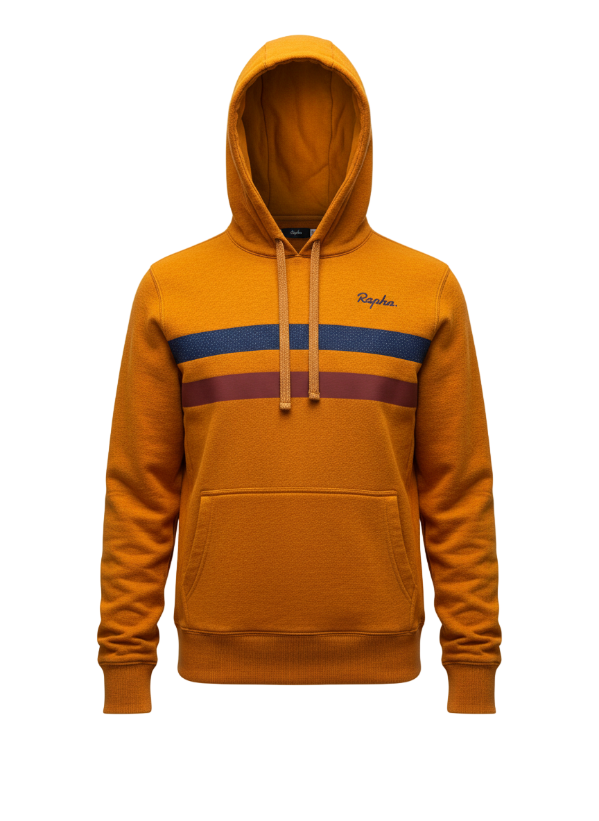 Pre-owned Rapha Brevet Hoodie - XS - Mustard  in Excellent condition