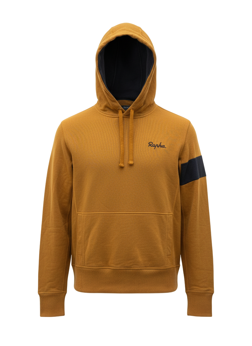 Pre-owned Rapha Trail Hoodie - XS - Mustard  in Excellent condition