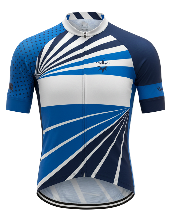 Used Rapha Trade Team Les Anglais Men’s Jersey - XL - Blue - Good Condition