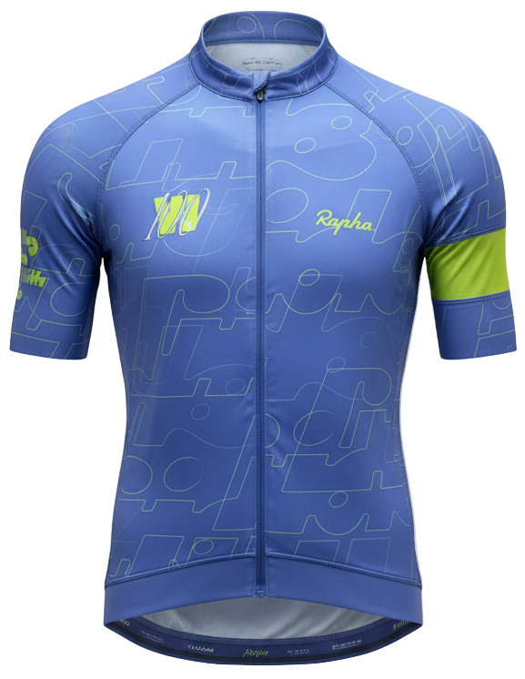 Pre-owned Rapha Women’s 100 Edition Jersey - XS - Blue  in Excellent condition