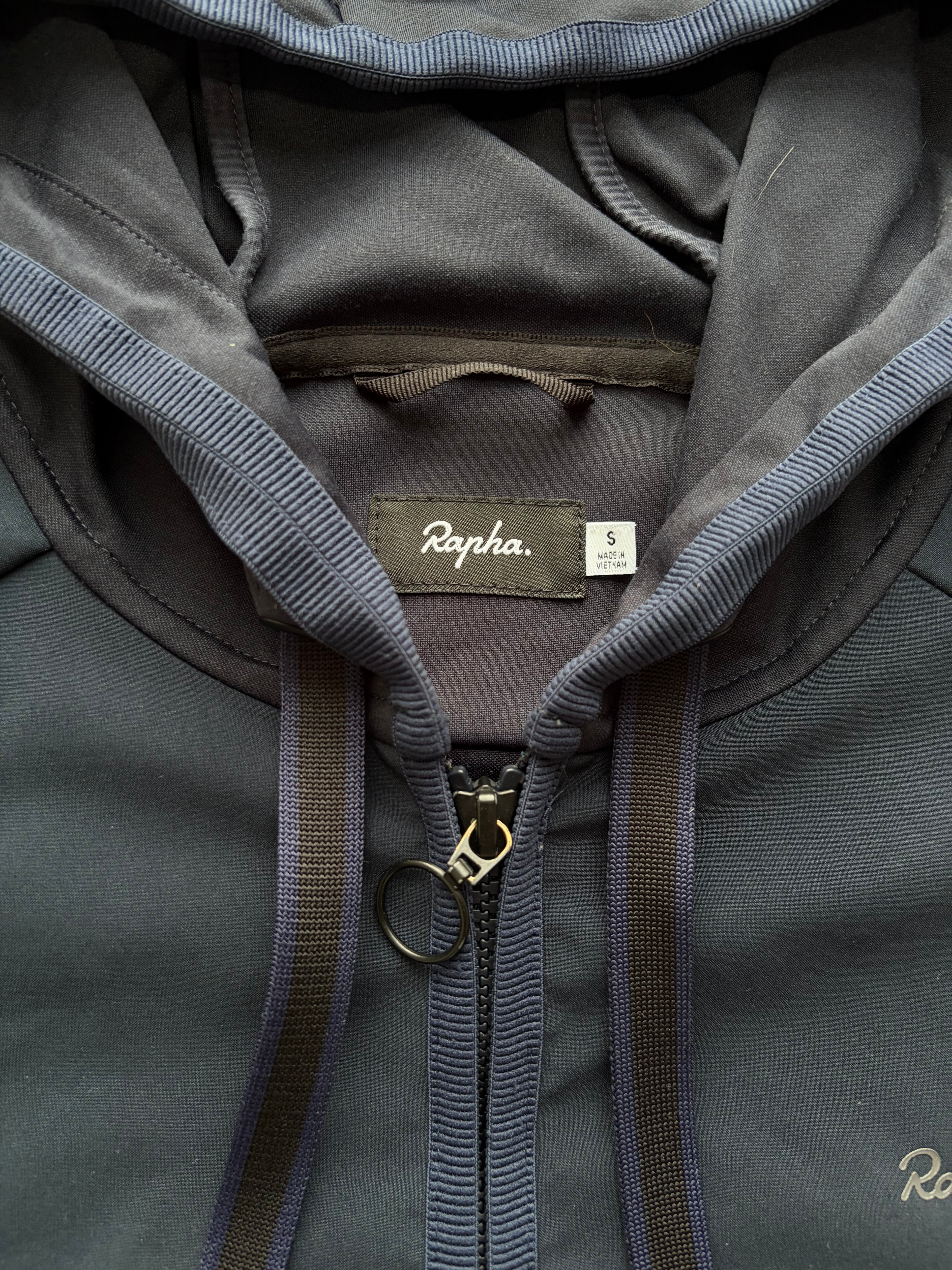 Pre-owned Rapha Transfer Hoodie - S - Navy in Excellent condition