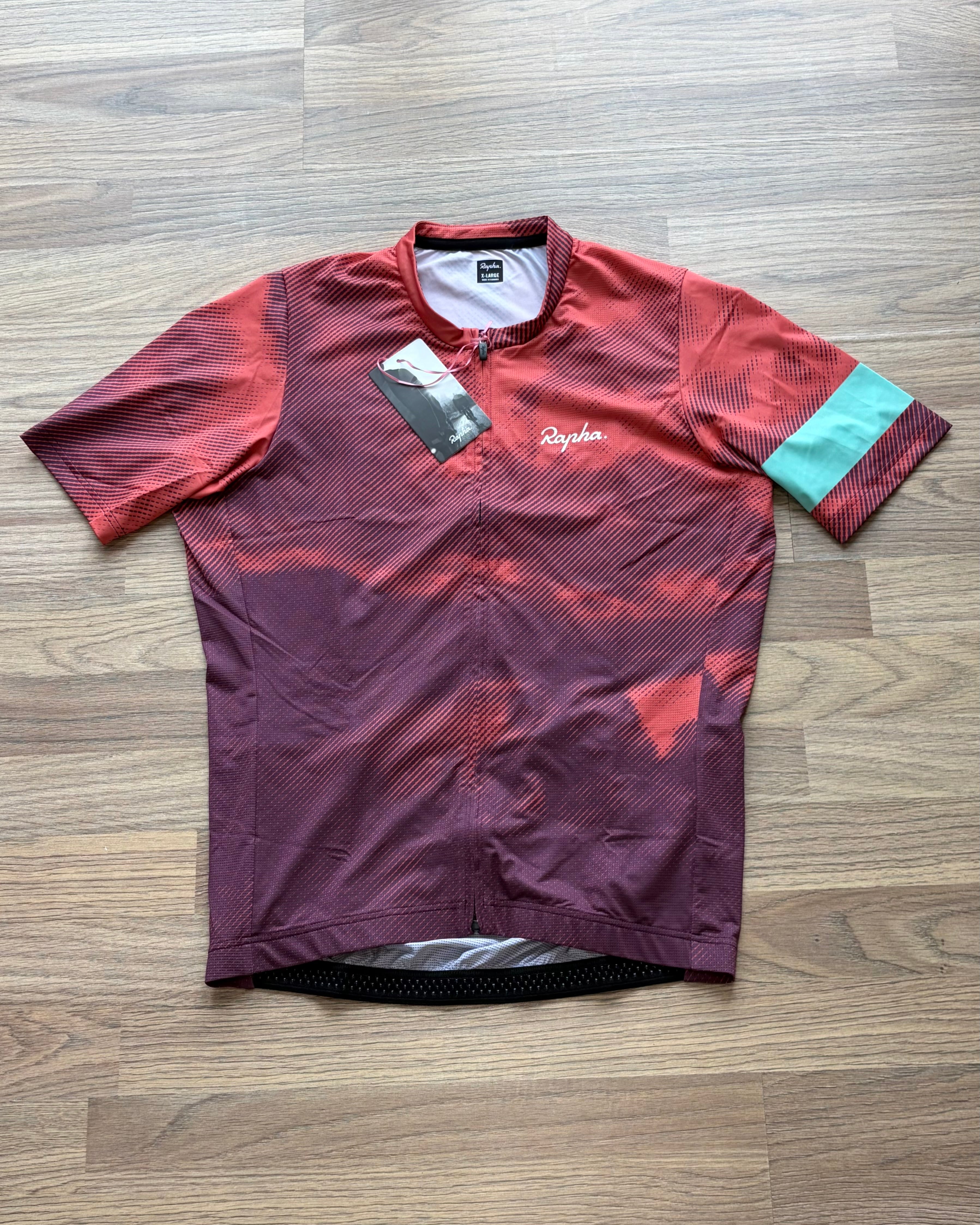 New Rapha Men's Limited Edition Patagonia Jersey - XL - Orange Multi - New with Tags