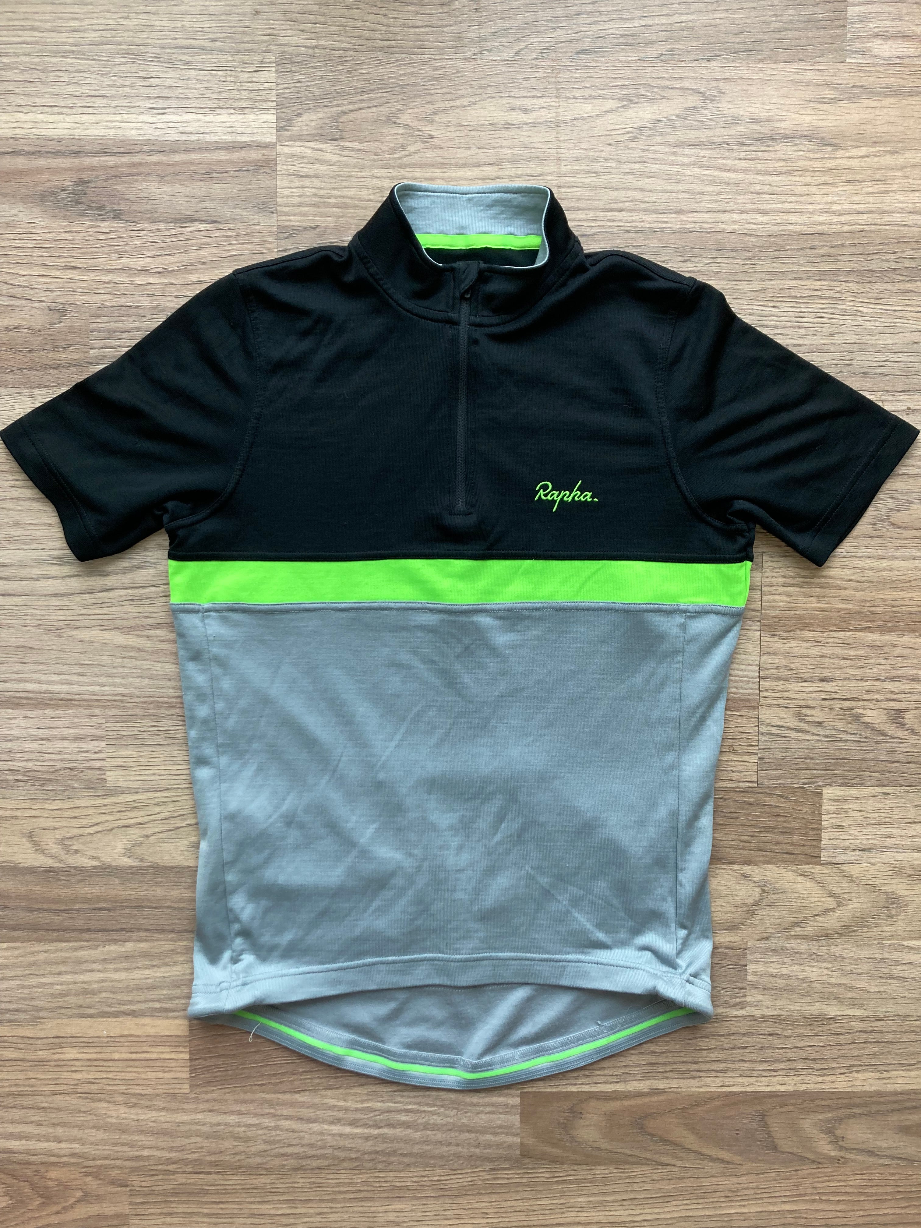 Pre-owned Rapha Club “The Slowest Tour” Men’s Jersey - L - Black/Grey  in Excellent condition