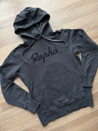 Pre-owned Rapha Stitched Logo Hoodie - S - Dark Grey  in Very Good condition