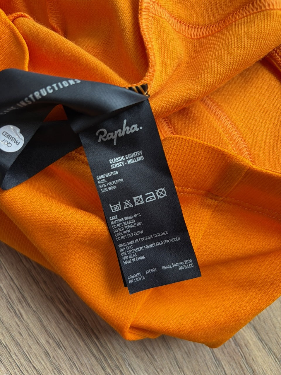 Pre-owned Rapha Classic Country “Holland” Men’s Jersey - S - Orange  in New condition