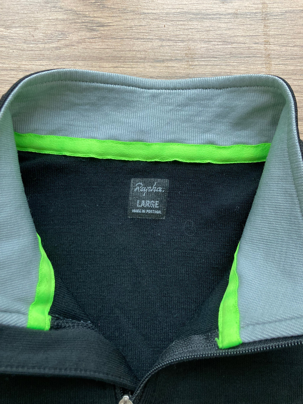 Pre-owned Rapha Club “The Slowest Tour” Men’s Jersey - L - Black/Grey  in Excellent condition