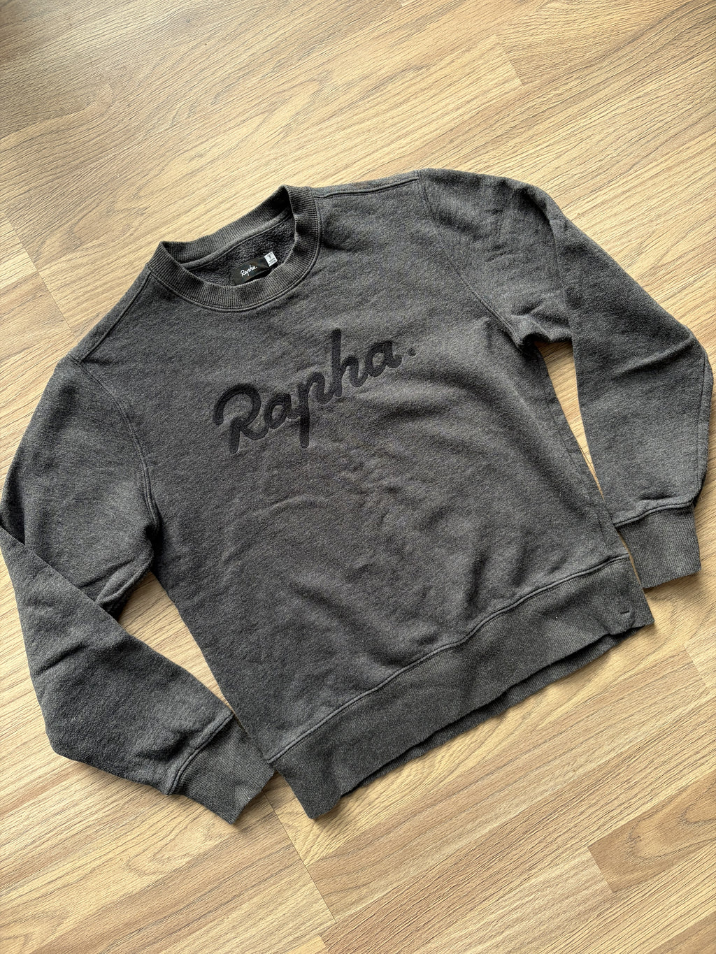 Pre-owned Rapha Stitched Logo Women’s Sweatshirt - S - Dark Grey  in Very Good condition