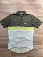 Pre-owned Rapha Club Jersey “Rik II” – Men’s M – Green/Off-White  in Good condition
