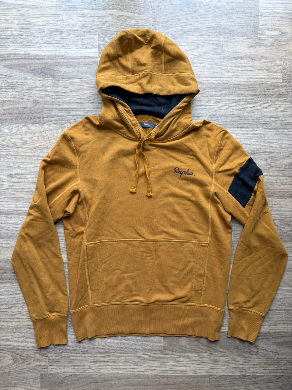Pre-owned Rapha Trail Hoodie - XS - Mustard  in Excellent condition