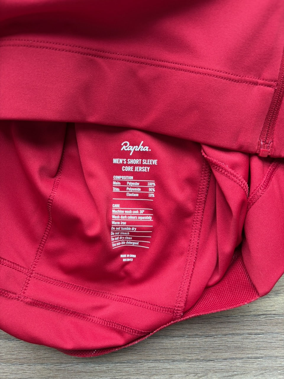 Pre-owned Rapha Core Men’s Jersey - M - Red  in Excellent condition