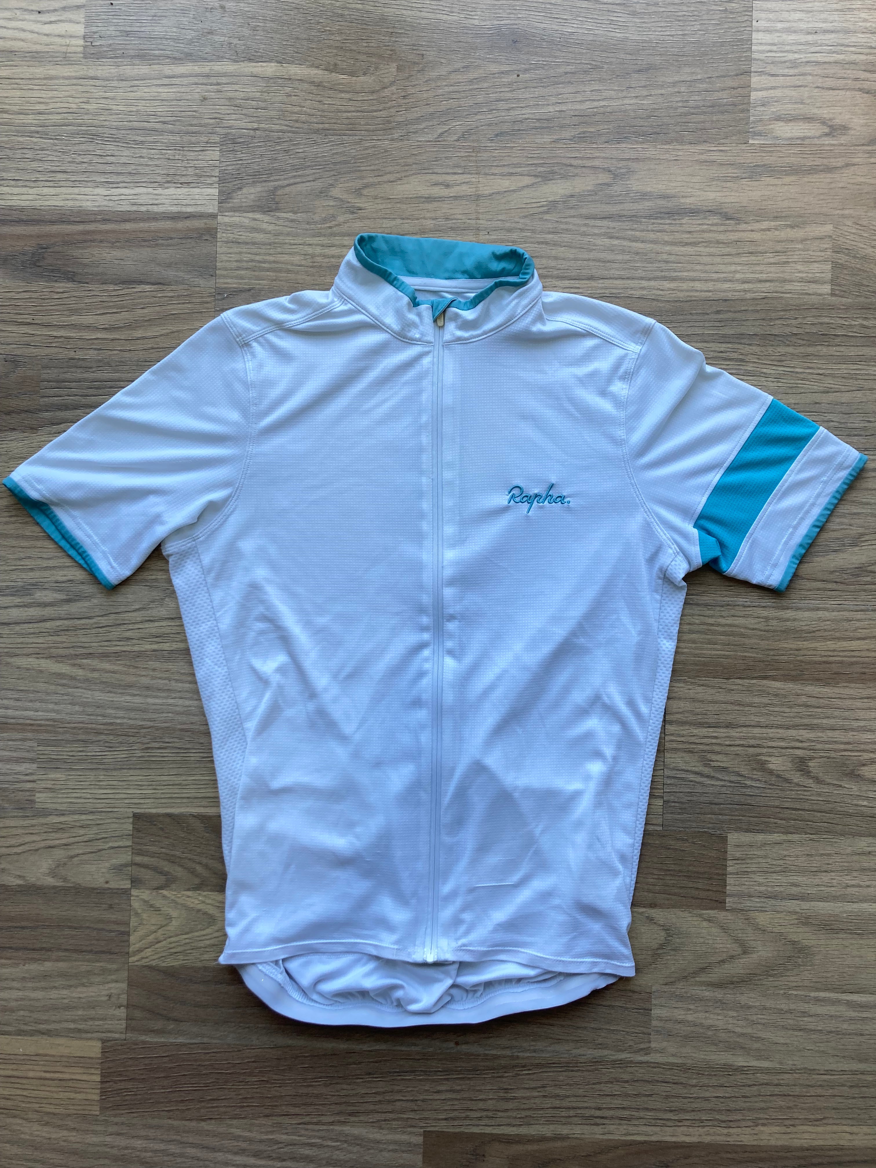 Pre-owned Rapha Super Lightweight Men's Jersey - M - White  in Very Good condition