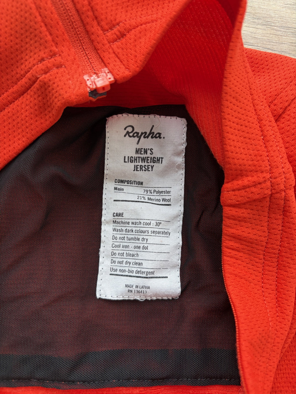 Pre-owned Rapha Lightweight Men’s Jersey - M - Orange  in Very Good condition
