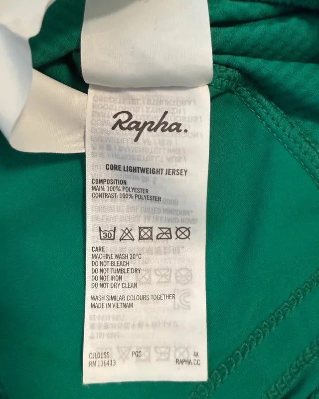 Pre-owned Rapha Core Lightweight Men’s Jersey - XS - Green  in Excellent condition