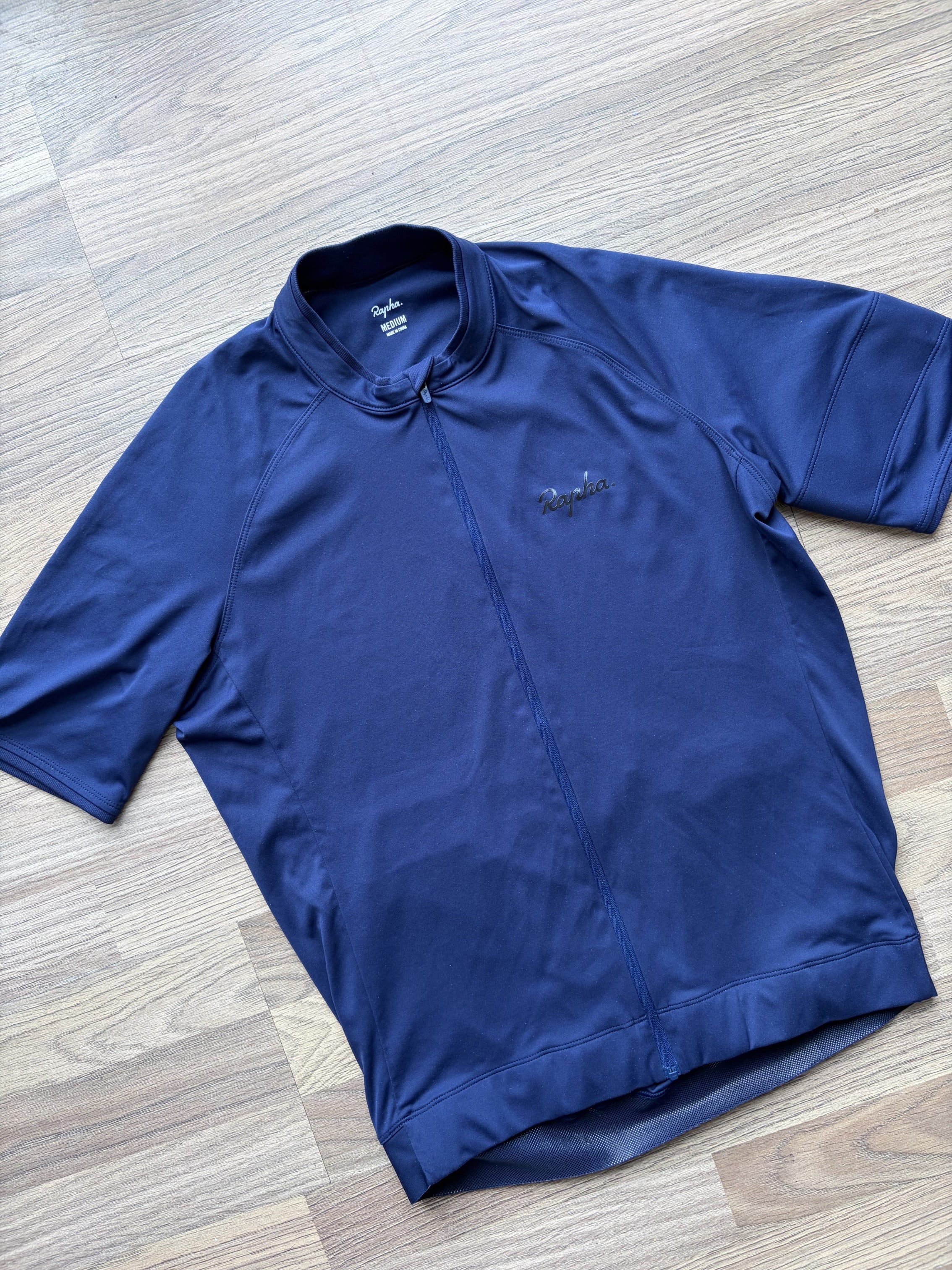 Pre-owned Rapha Core Men’s Jersey - M - Dark Navy  in Excellent condition