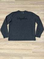 Pre-owned Rapha Stitched Logo Sweatshirt - XL - Dark Grey  in Very Good condition