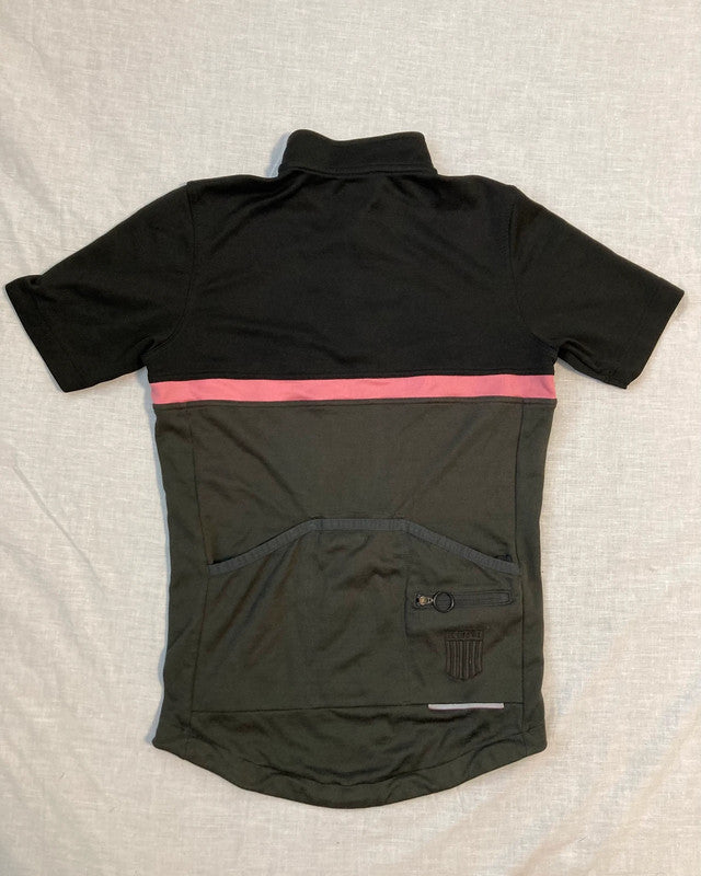 Pre-owned Rapha Club Jersey “Il Leone” – Men’s S – Black/Grey  in Very Good condition