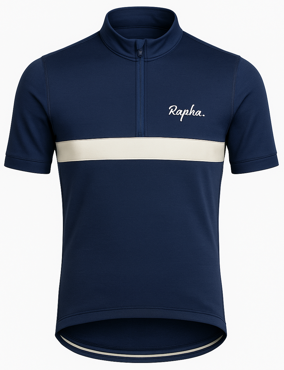Pre-owned Rapha Club Jersey – Men’s S – Navy  in Very Good condition