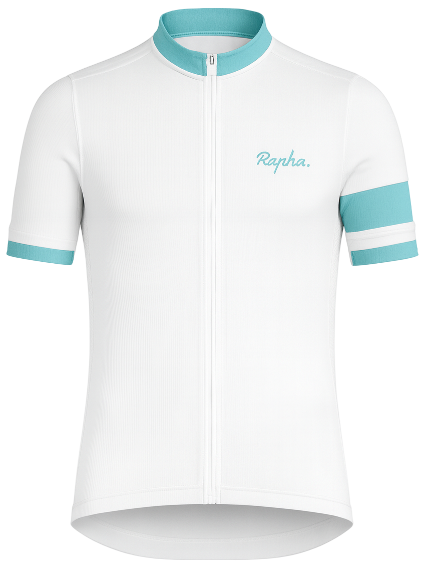 Pre-owned Rapha Super Lightweight Men's Jersey - M - White  in Very Good condition