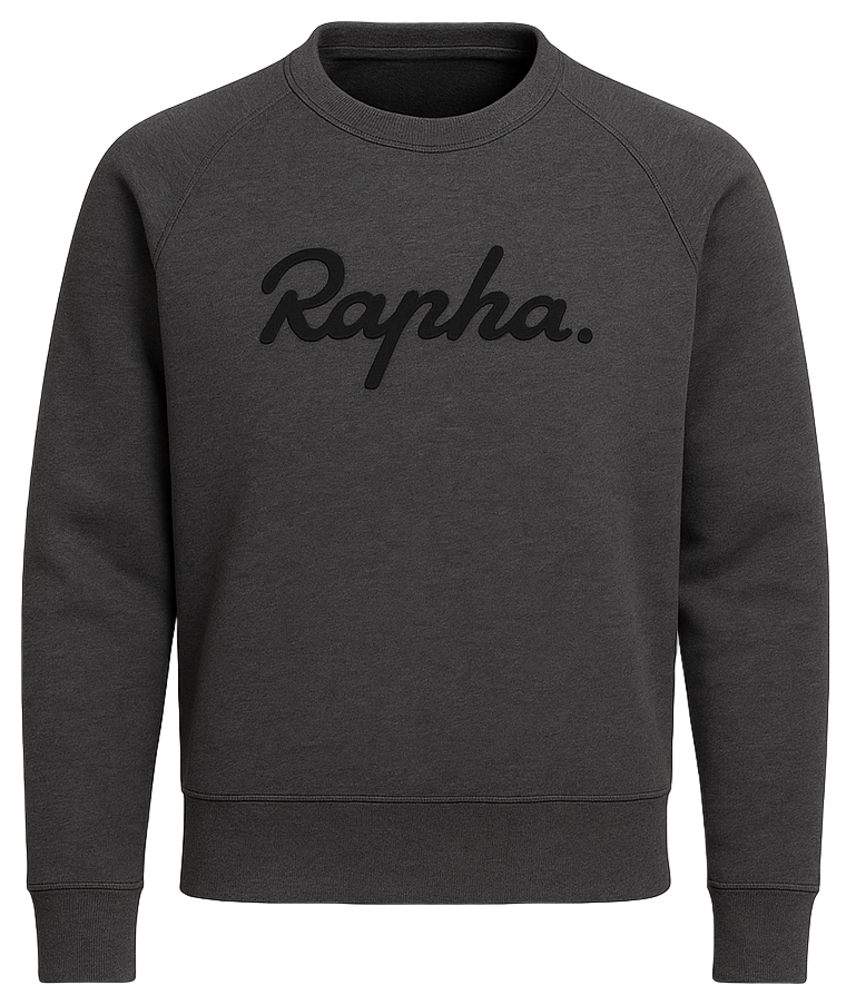Pre-owned Rapha Stitched Logo Women’s Sweatshirt - S - Dark Grey  in Very Good condition