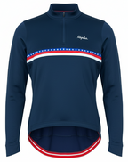 Pre-owned Rapha Classic Country “USA” Men’s L/S Jersey - XL - Navy  in Excellent condition