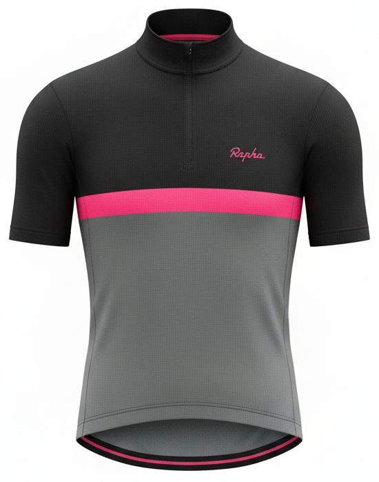 Pre-owned Rapha Club “Strade Bianche” Men’s Jersey - M - Black  in Very Good condition