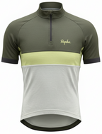Pre-owned Rapha Club Jersey “Rik II” – Men’s M – Green/Off-White  in Good condition
