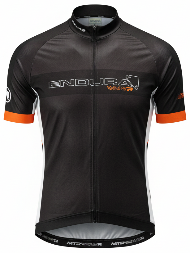 Pre-owned Endura MTR Men’s Jersey - M - Grey/Black  in Very Good condition