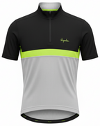 Pre-owned Rapha Club “The Slowest Tour” Men’s Jersey - L - Black/Grey  in Excellent condition