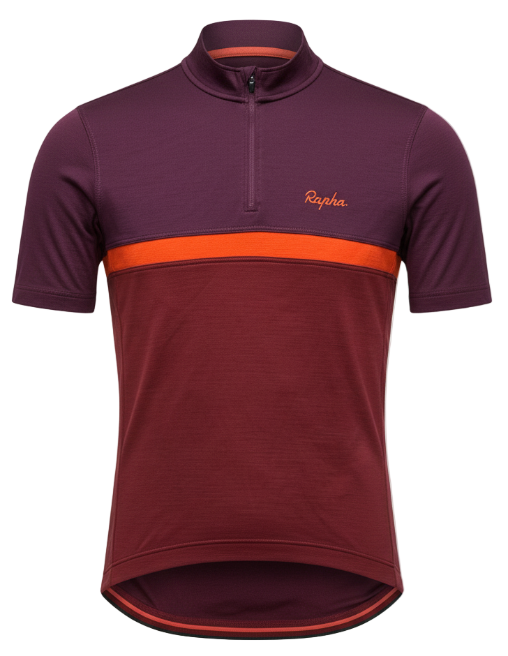 Used Rapha Club Race Of The Falling Leaves Men’s Jersey - L - Burgundy - Excellent Condition