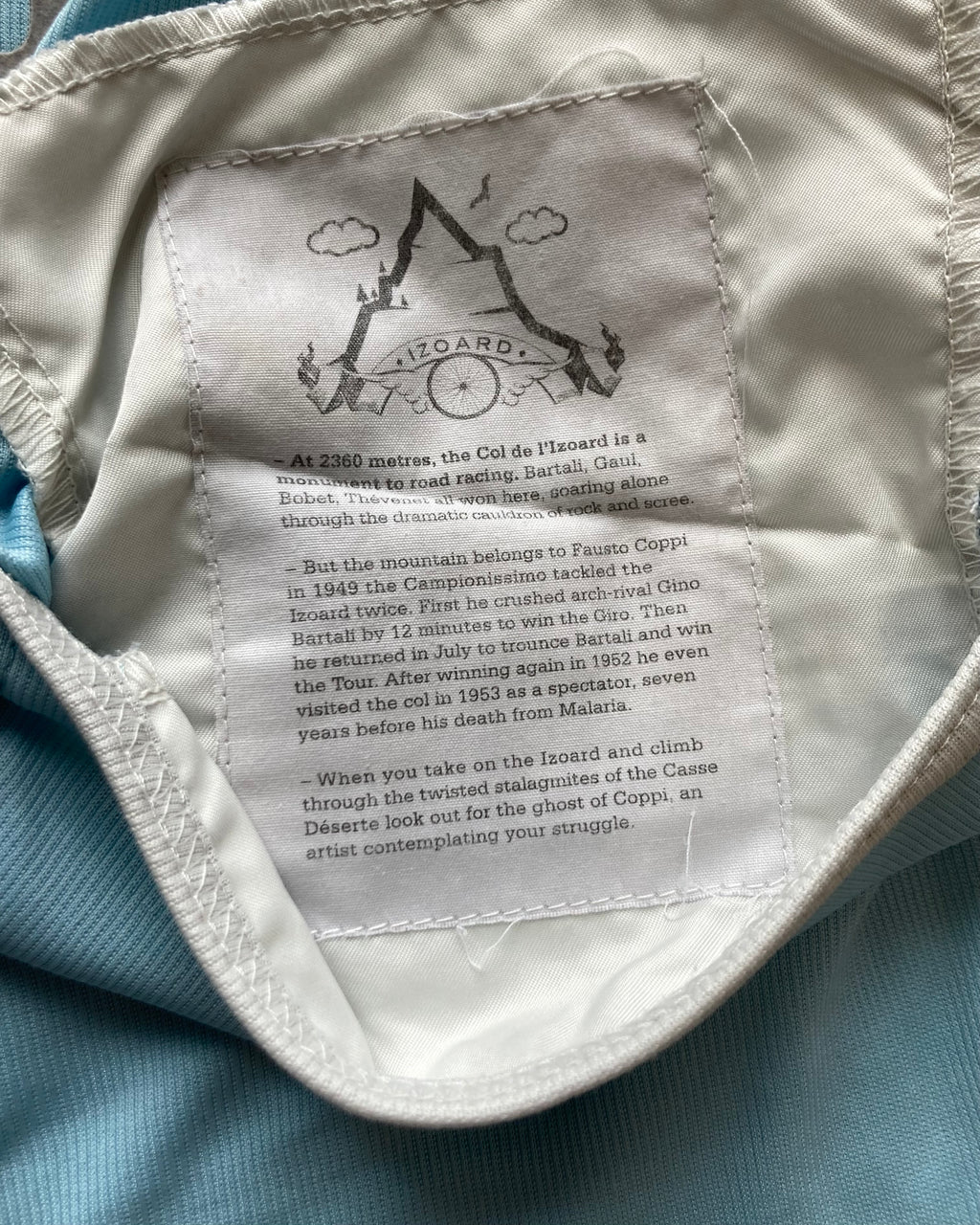 Used Rapha Club Izoard Men’s Jersey - L - Blue - Good Condition