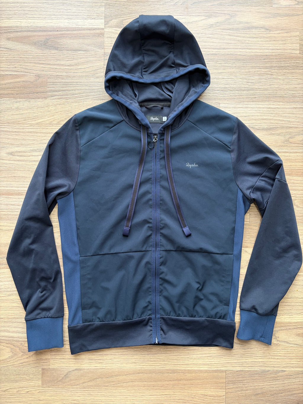 Pre-owned Rapha Transfer Hoodie - S - Navy in Excellent condition