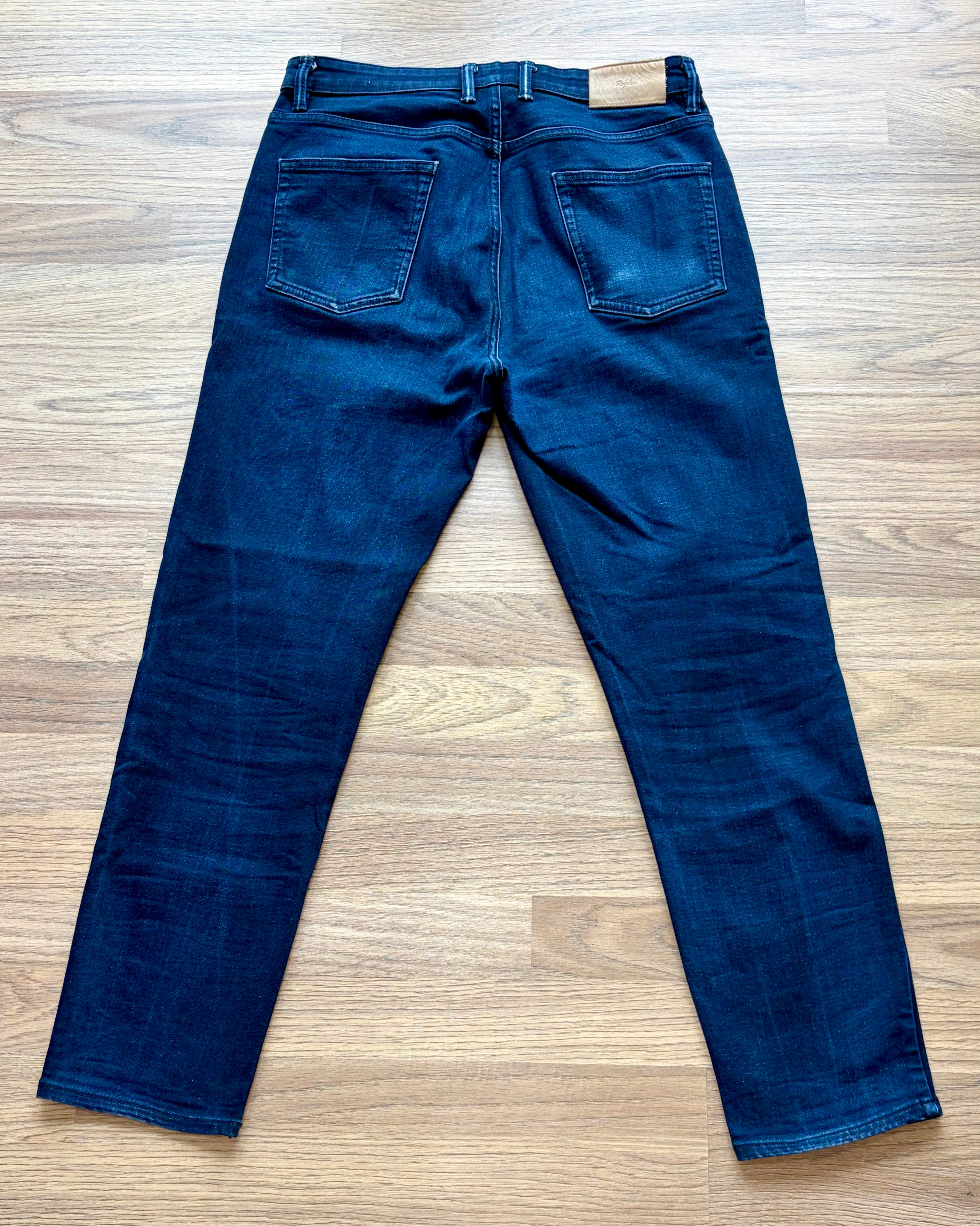 Used Rapha Men's Commuter Cycling Jeans - W32 L30 - Indigo - Very Good Condition