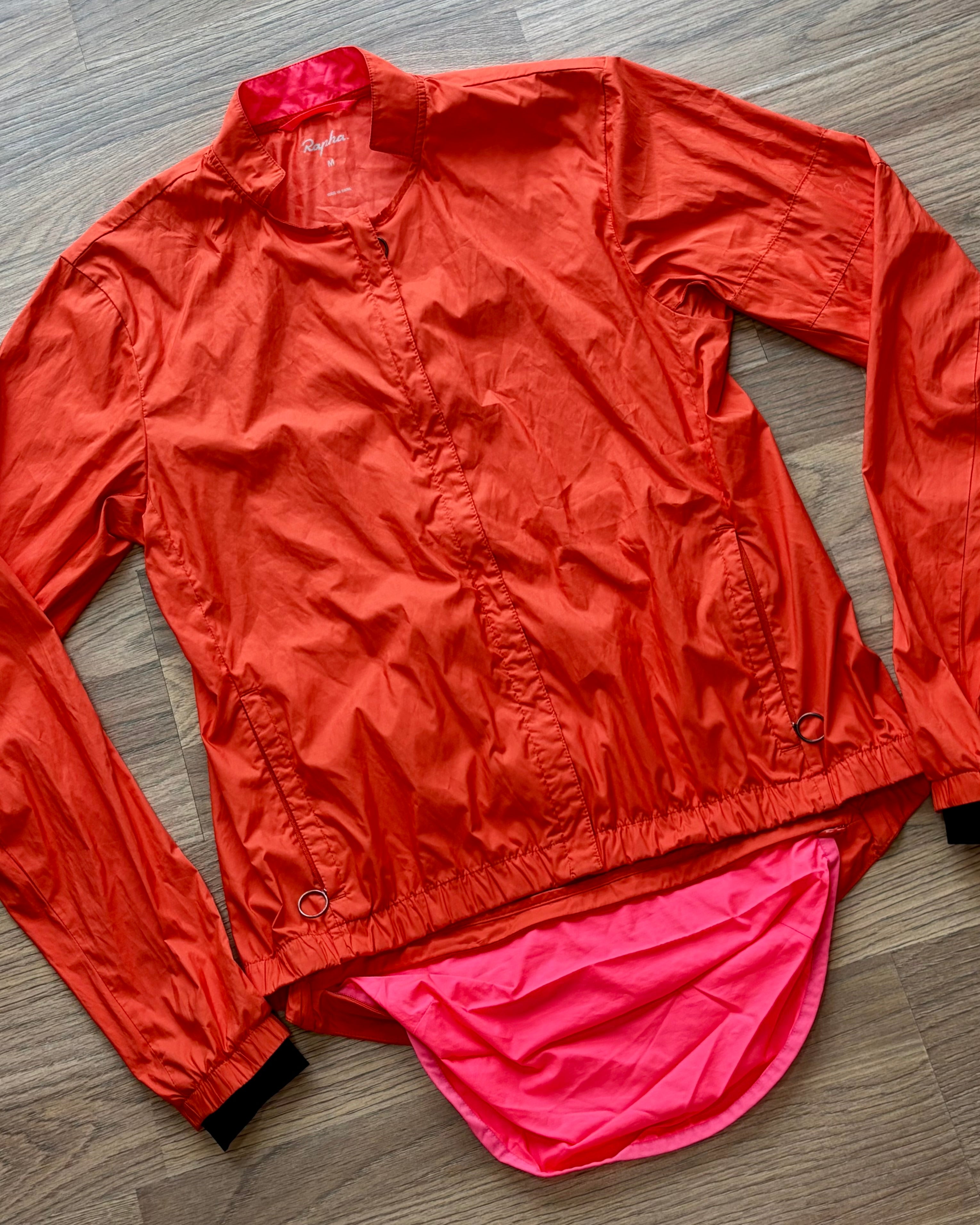 Rapha Commuter Bomber Women’s Jacket - M - Orange - Excellent Condition