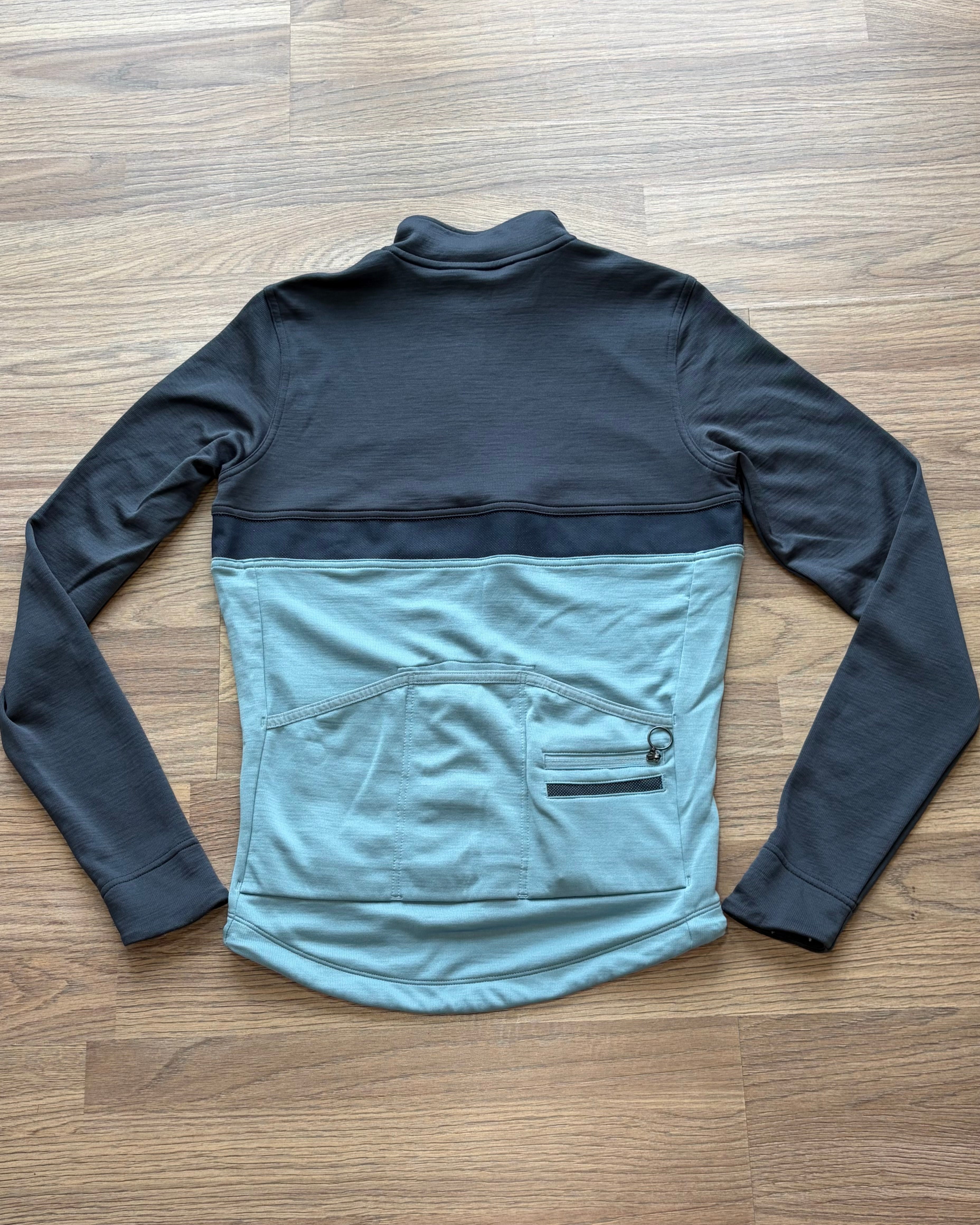 Used Rapha Club Shaken To The Bone Men’s L/S Jersey - S - Grey/Blue - Very Good Condition