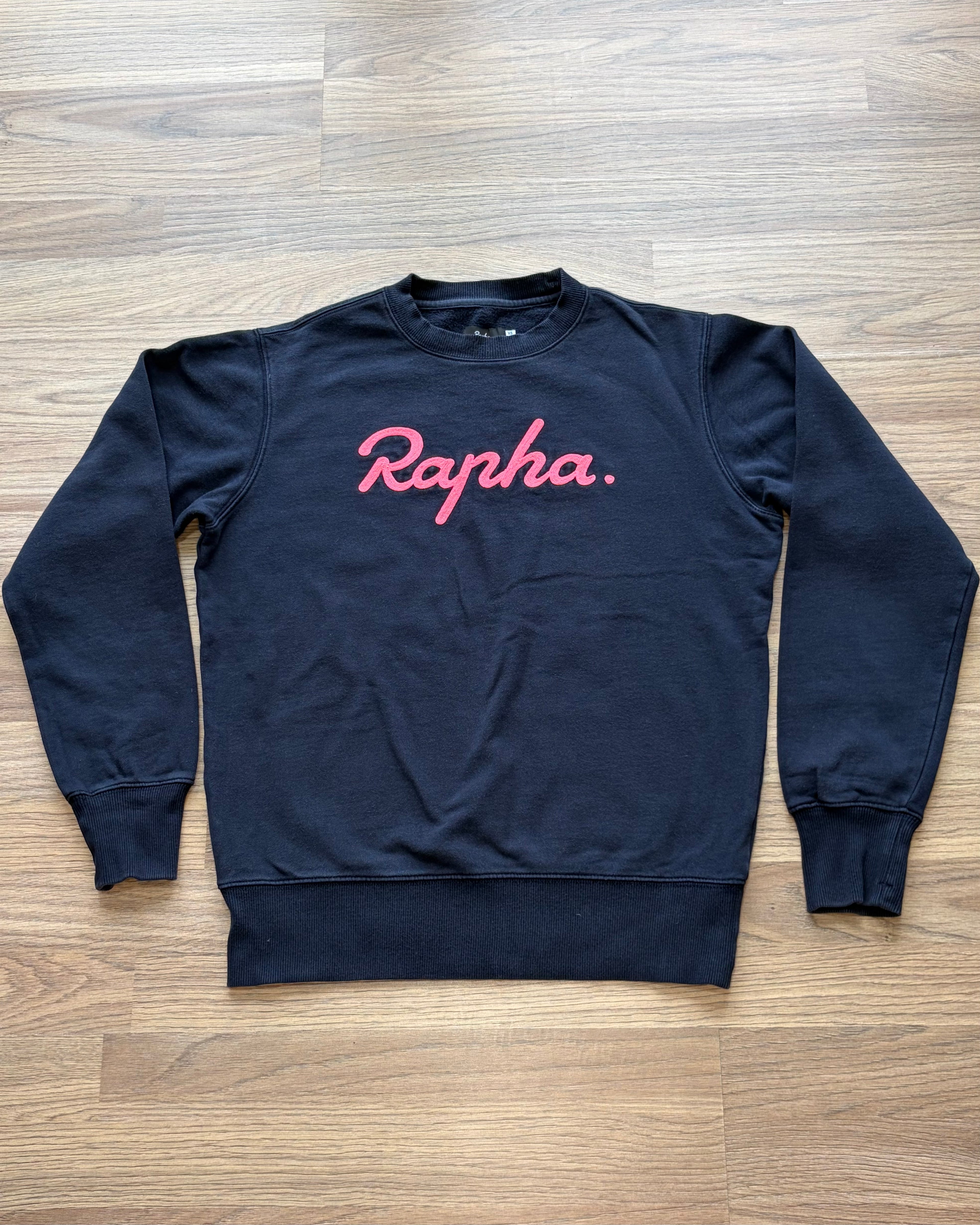 Used Rapha Stitched Logo Sweatshirt - XS - Navy - Very Good Condition