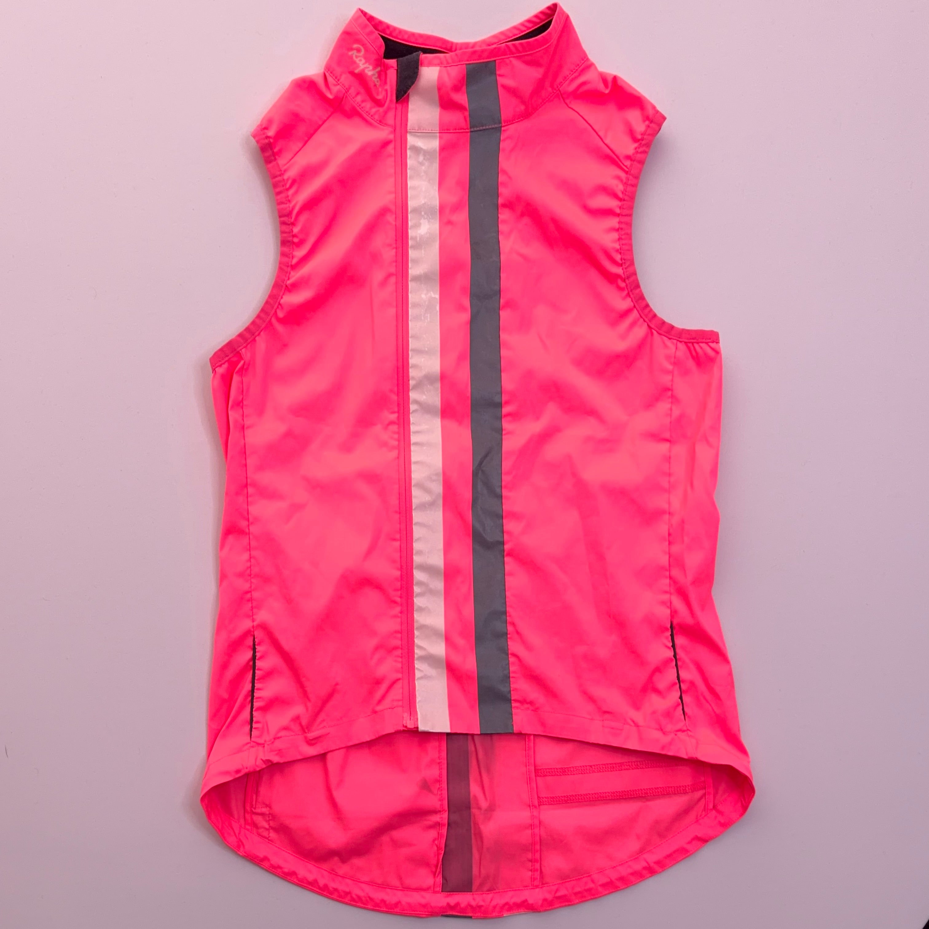 Used Rapha Women's Brevet Gilet (Sample) - Hi-Vis Pink - Very Good Used Condition