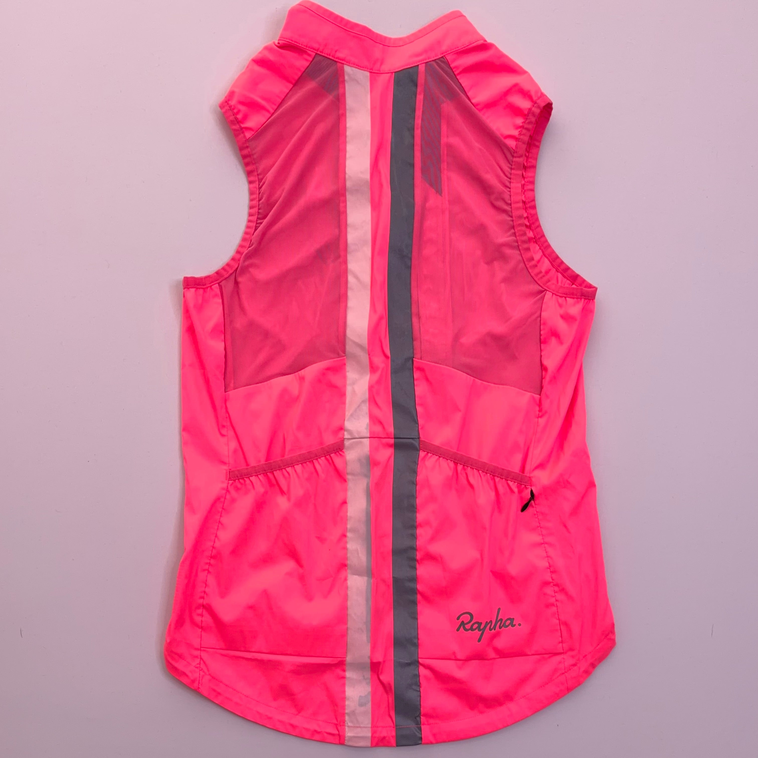 Used Rapha Women's Brevet Gilet (Sample) - Hi-Vis Pink - Very Good Used Condition