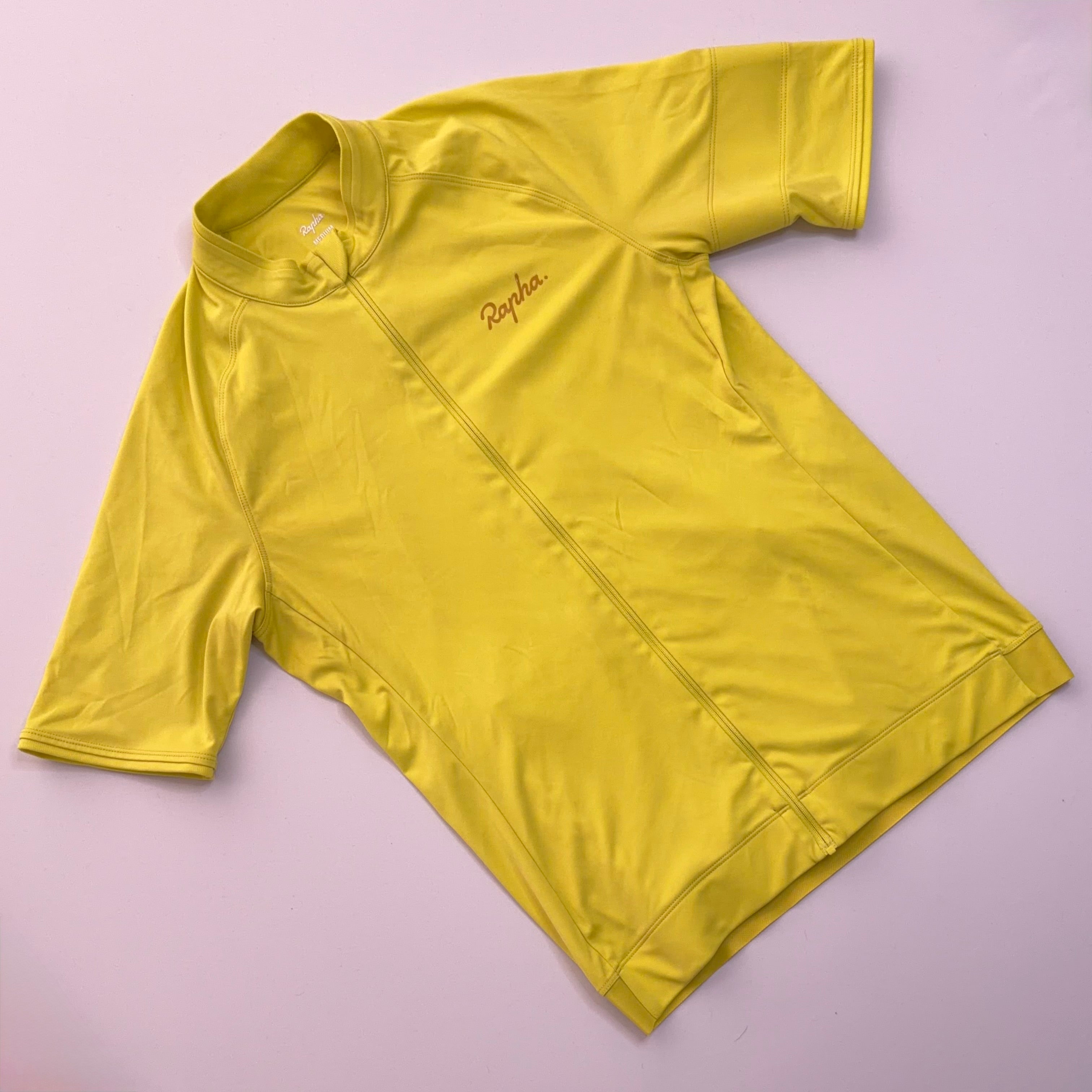 Used Rapha Women's Core Jersey - Hi-Vis Yellow - Excellent Used Condition