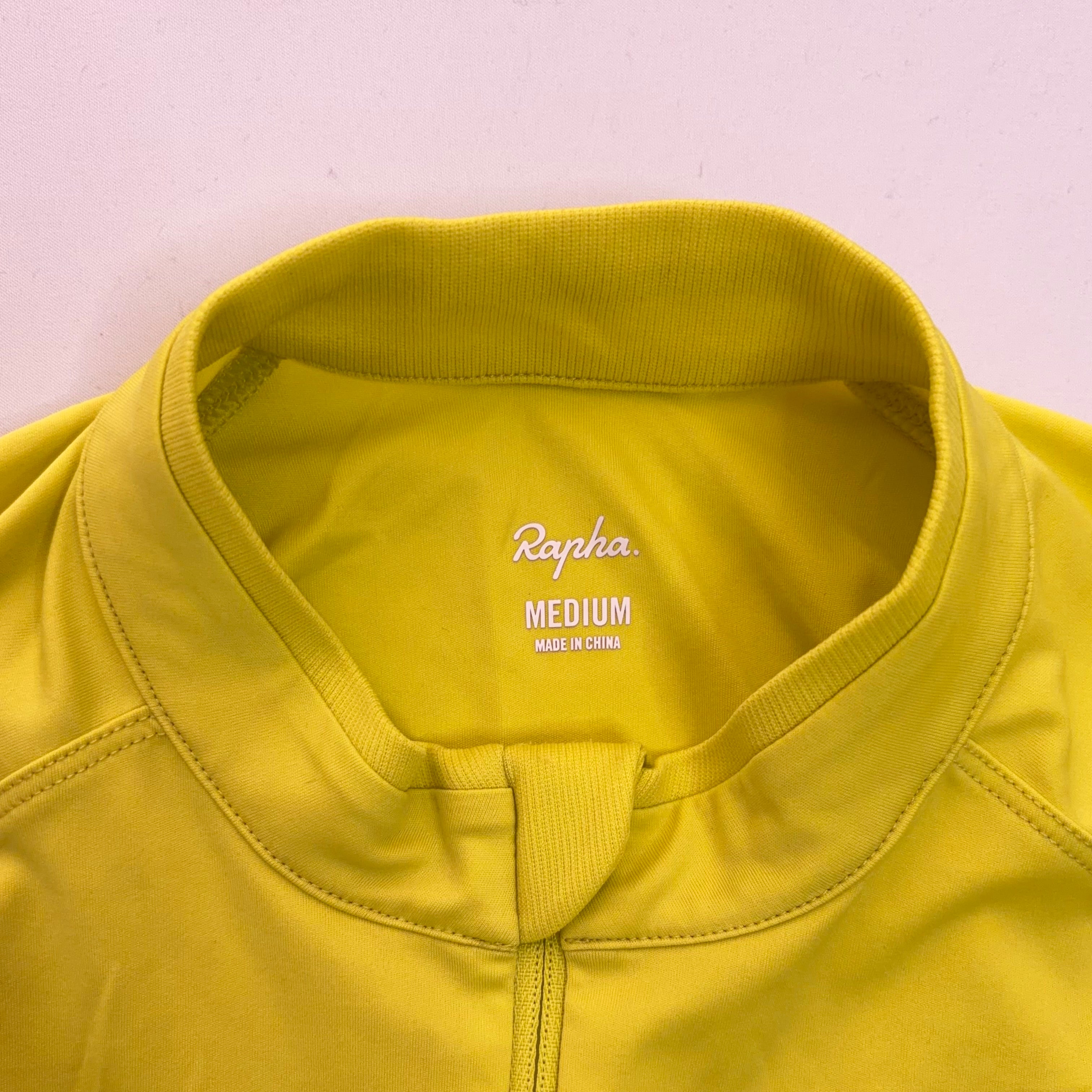 Used Rapha Women's Core Jersey - Hi-Vis Yellow - Excellent Used Condition