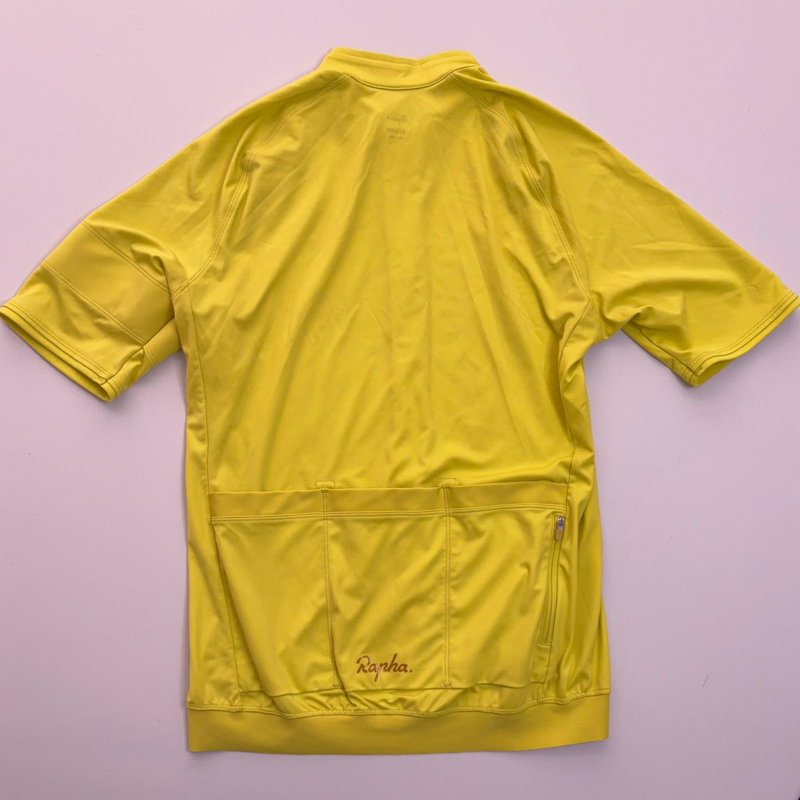 Used Rapha Women's Core Jersey - Hi-Vis Yellow - Excellent Used Condition