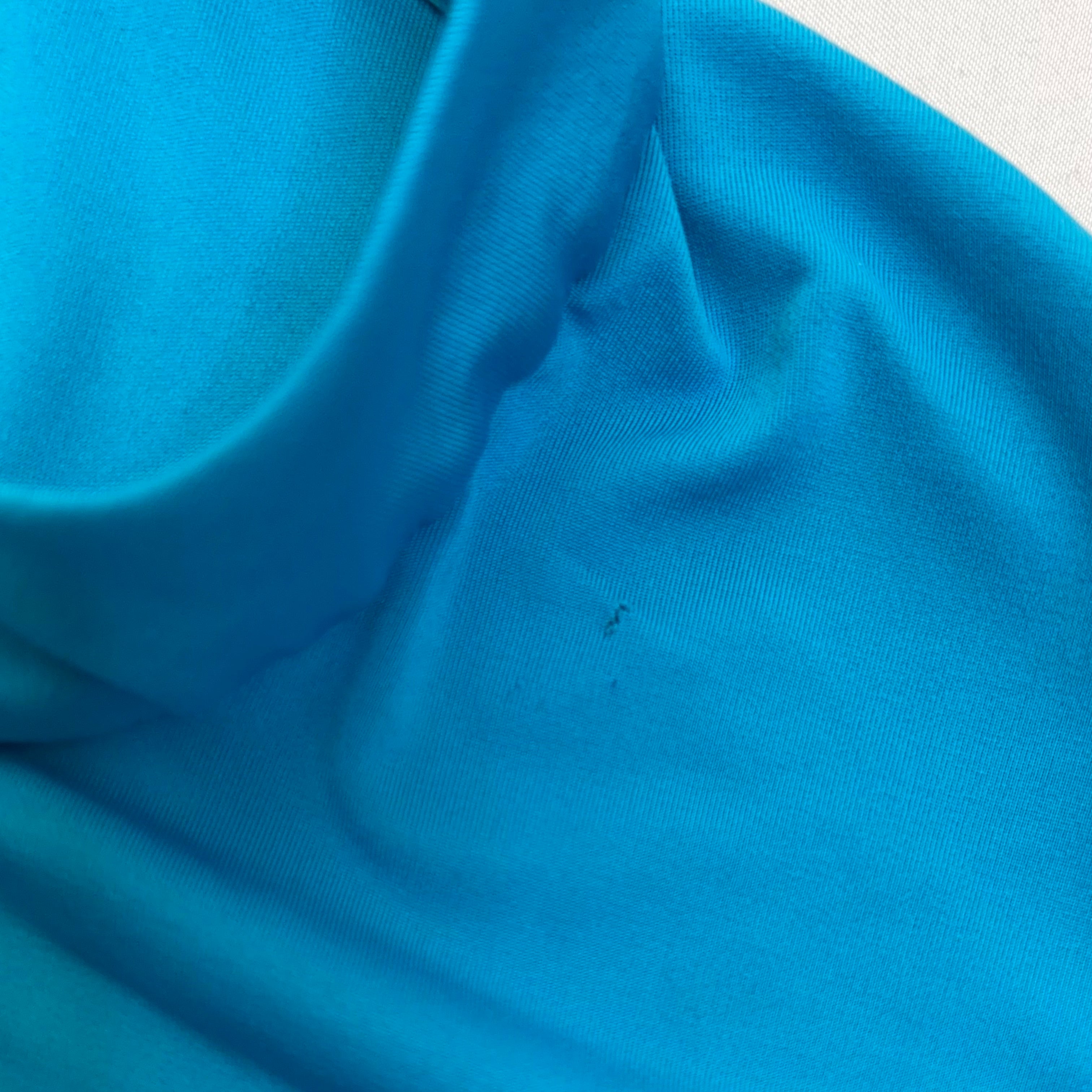 Used Rapha Men's Pro Team Long Sleeve Training Jersey - Blue / Orange - Very Good Used Condition (with hole)