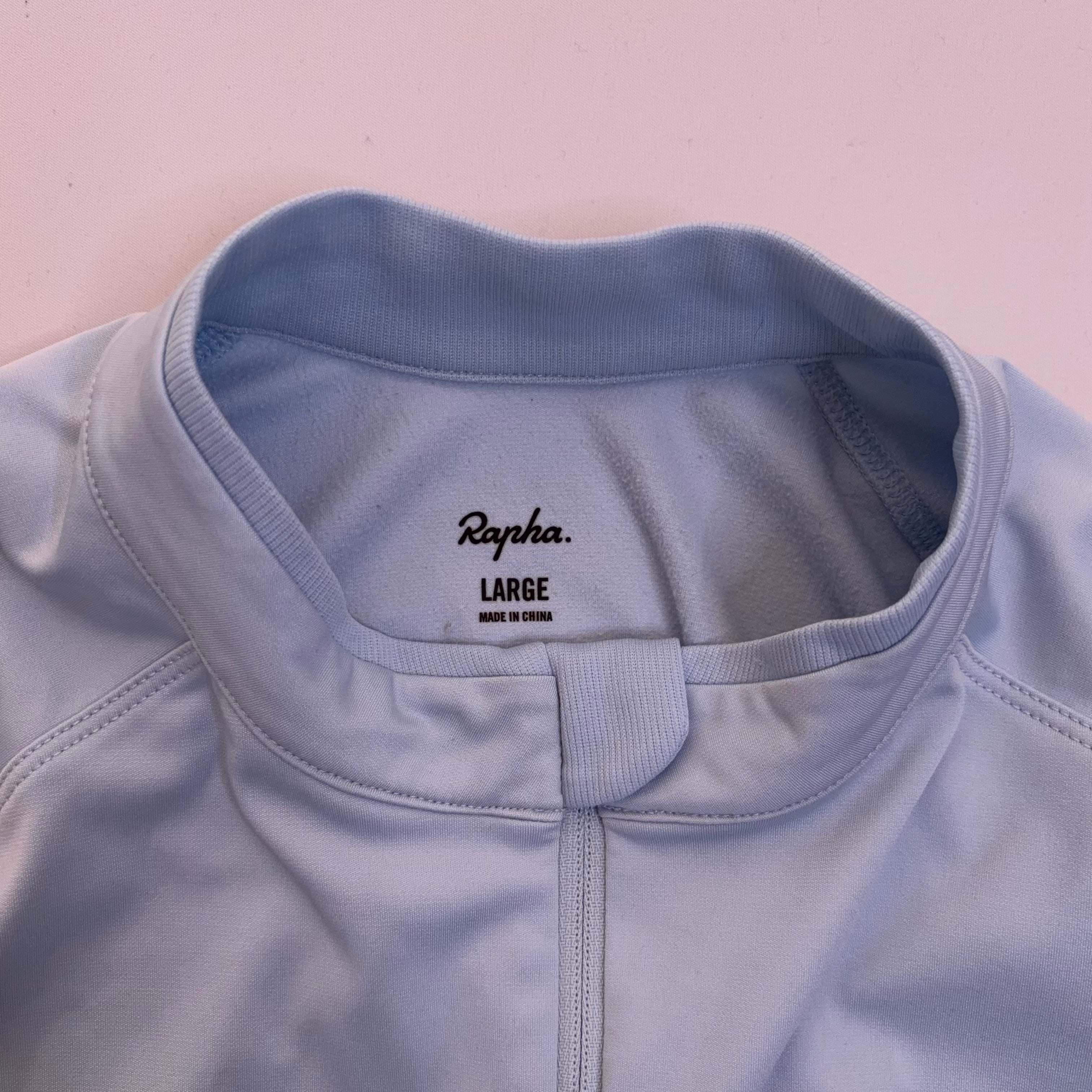 Used Rapha Women's Core Long Sleeve Jersey - Pale Blue - Excellent Used Condition