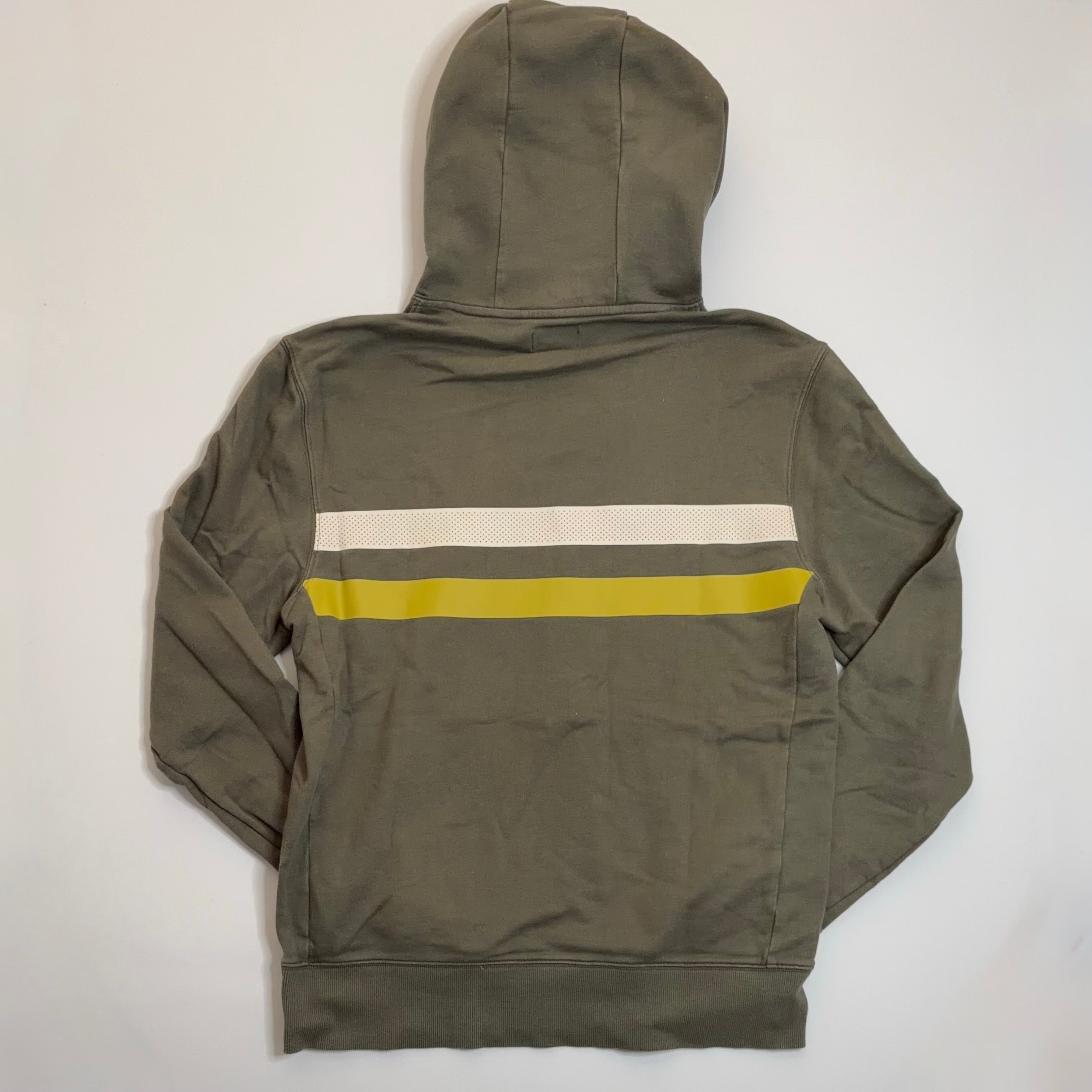 Used Rapha Men's Brevet Hoodie - Olive Green - Very Good Used Condition